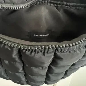Anthropologie Black Quilted Chain Belt Bag | NWOT Loeffler Randall Sophie Leather Belt Bag | Anthropologie main image 3